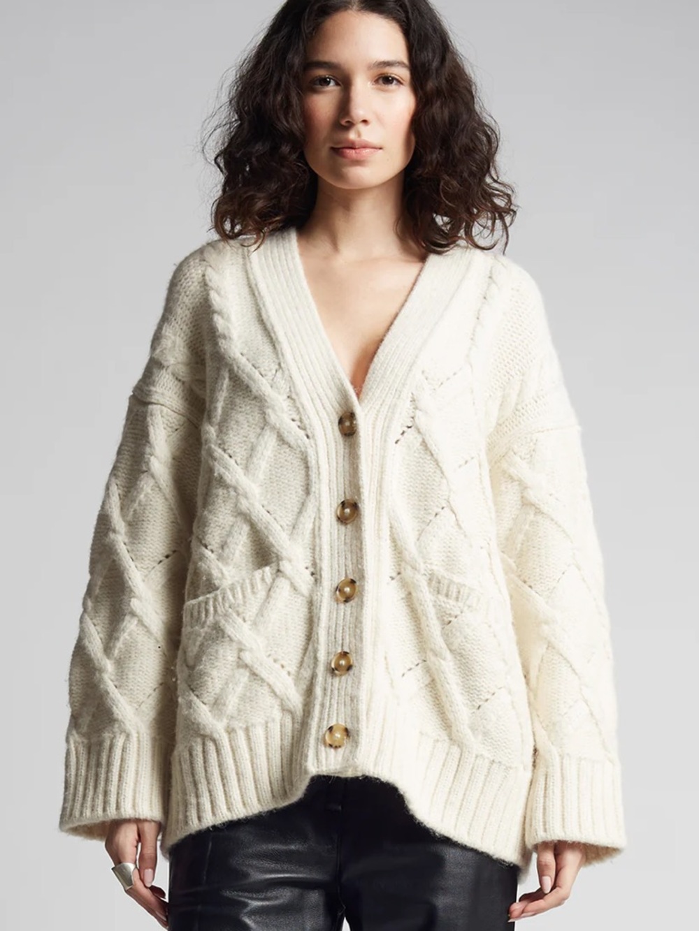 Eleven Six Kayln Cardi‎ | Ivory
